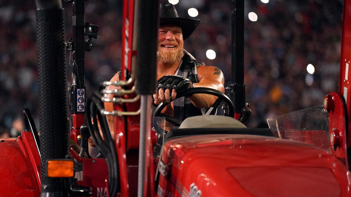 WWE 2K22 Mod Adds Brock Lesnar's SummerSlam Tractor