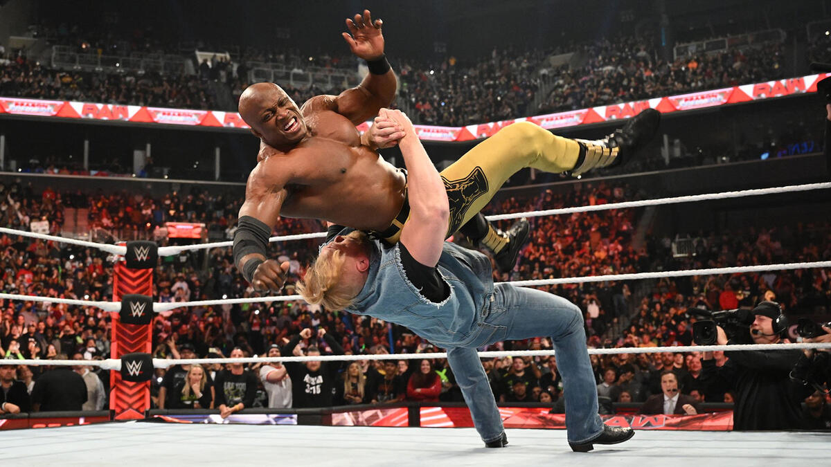 Brock Lesnar And Bobby Lashley’s Path Of Destruction Ends At WWE Crown ...