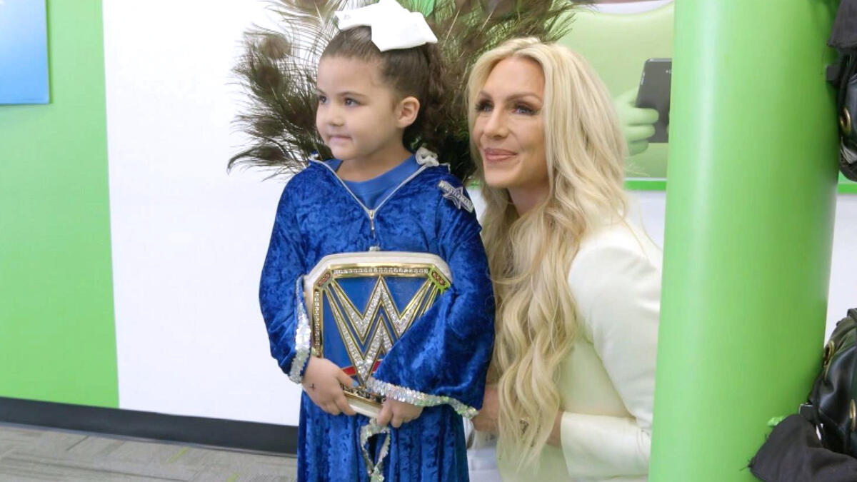 Charlotte Flair shares a special moment with a young fan: Charlotte ...