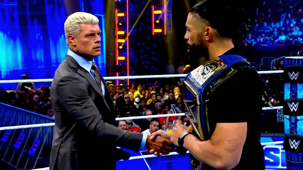 Roman Reigns Meets Cody Rhodes One Final Time Before WrestleMania This ...