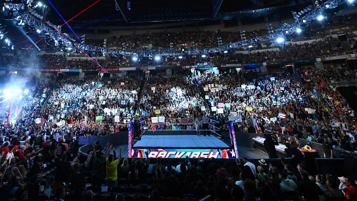 A first look inside WWE Backlash in Puerto Rico WWE Backlash 2023