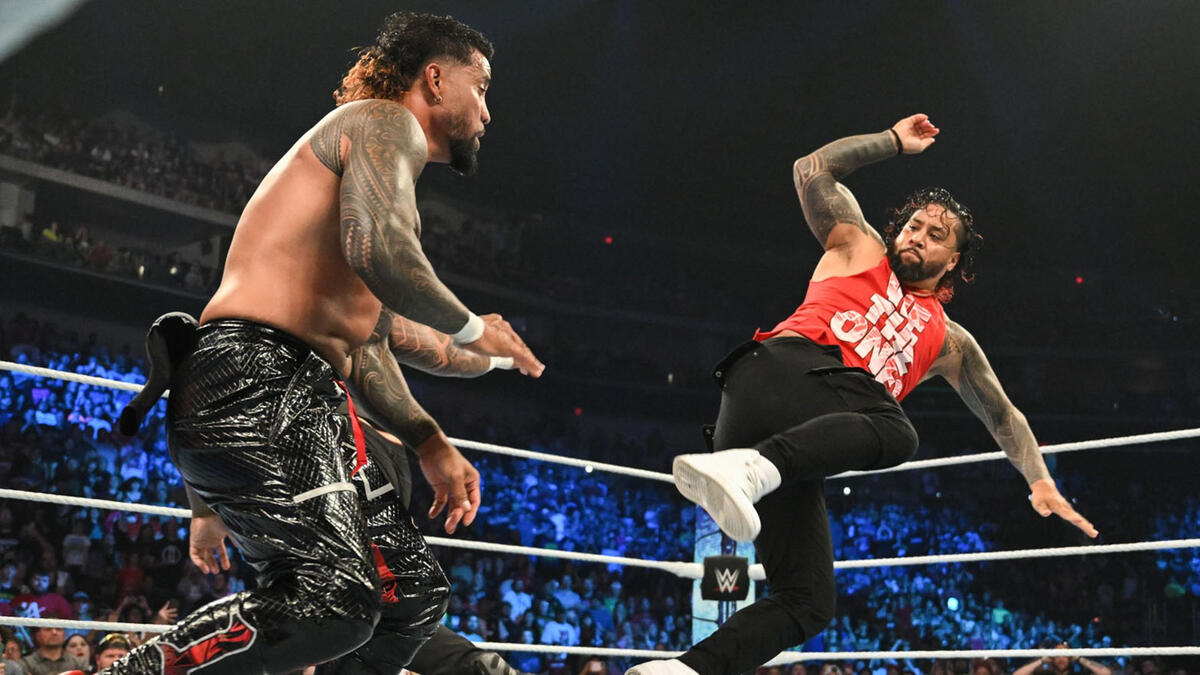 Jey Uso stops Solo Sikoa from Samoan Spiking his brother Jimmy | WWE