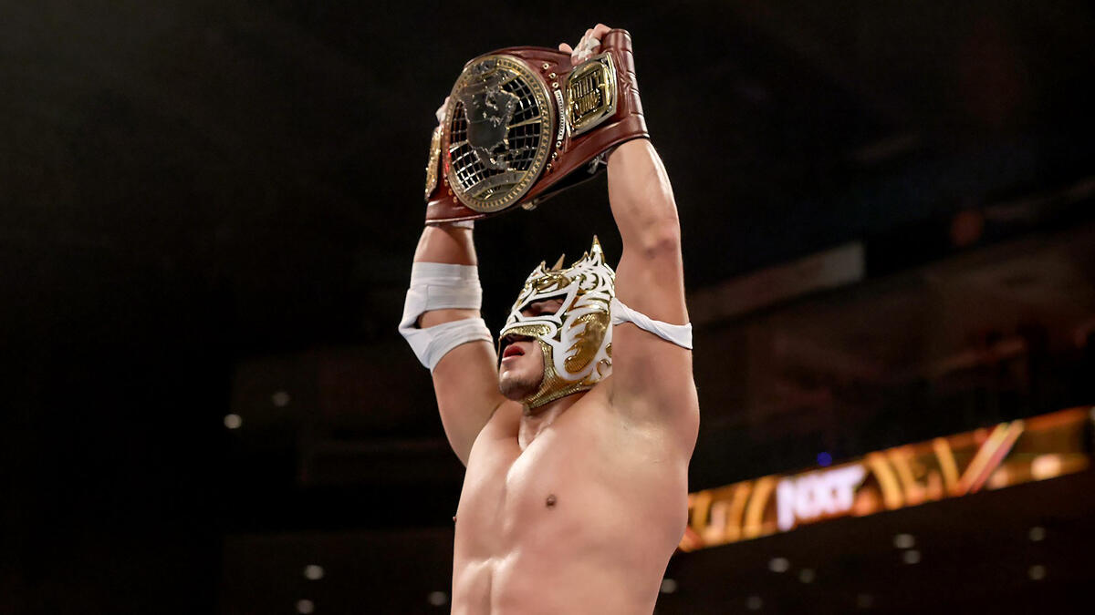 Dragon Lee Celebrates First Title Win With Rey Mysterio: NXT Deadline ...