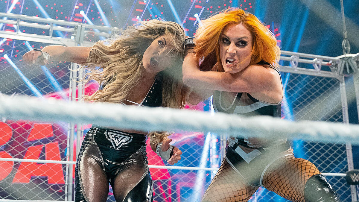 THE ABSOLUTE BEST OF 2023 – Becky Lynch Vs. Trish Stratus – Steel Cage ...