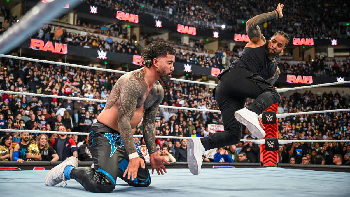 Jimmy Uso costs Jey Uso the Intercontinental Title Raw highlights, Feb