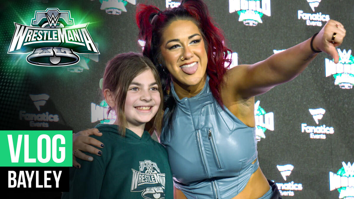 Bayley's emotional meet and greet: WrestleMania XL Vlog | WWE