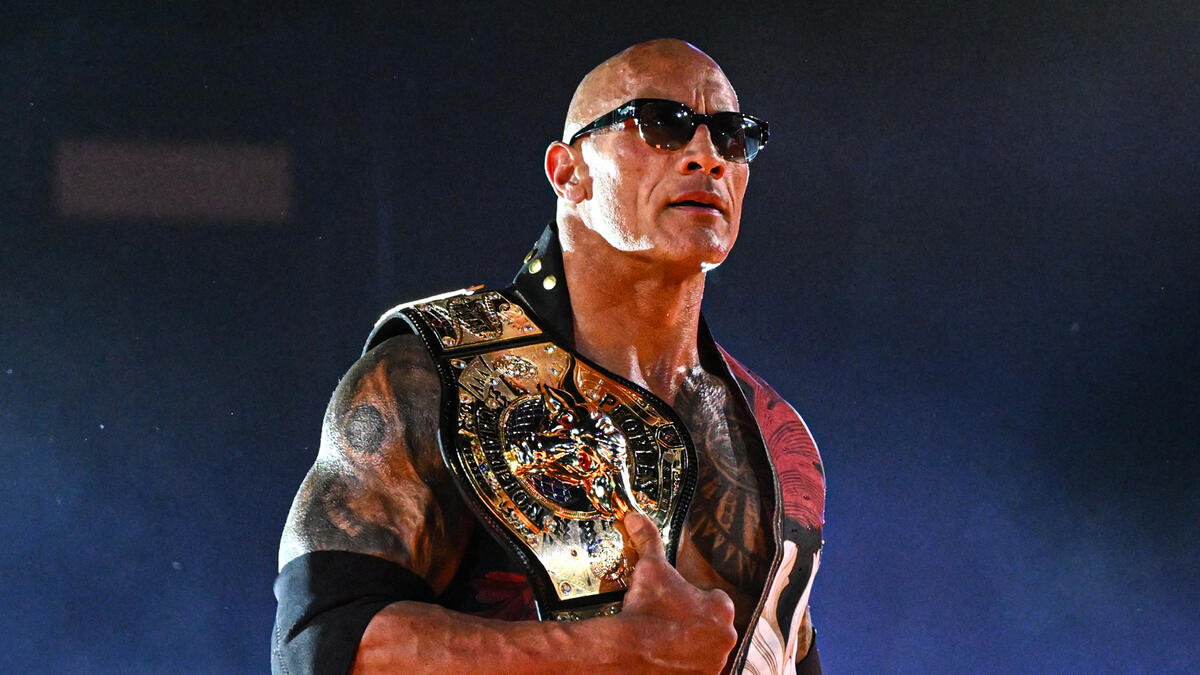 The Rock makes an electrifying entrance as The Final Boss: WrestleMania ...