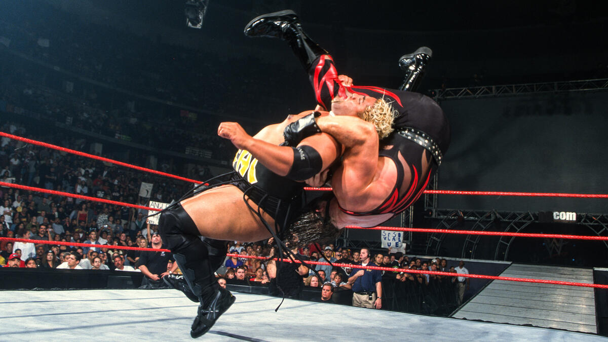 FULL MATCH Rikishi & The Rock vs. Kane & Kurt Angle Raw, Oct. 9, 2000