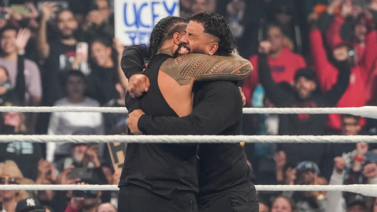 Jimmy and Jey Uso reunite after ripping gold from The Bloodline