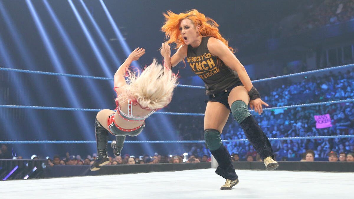 Becky Lynch vs. Eva Marie resulted in a No Contest; Alexa Bliss def. Becky  Lynch | WWE