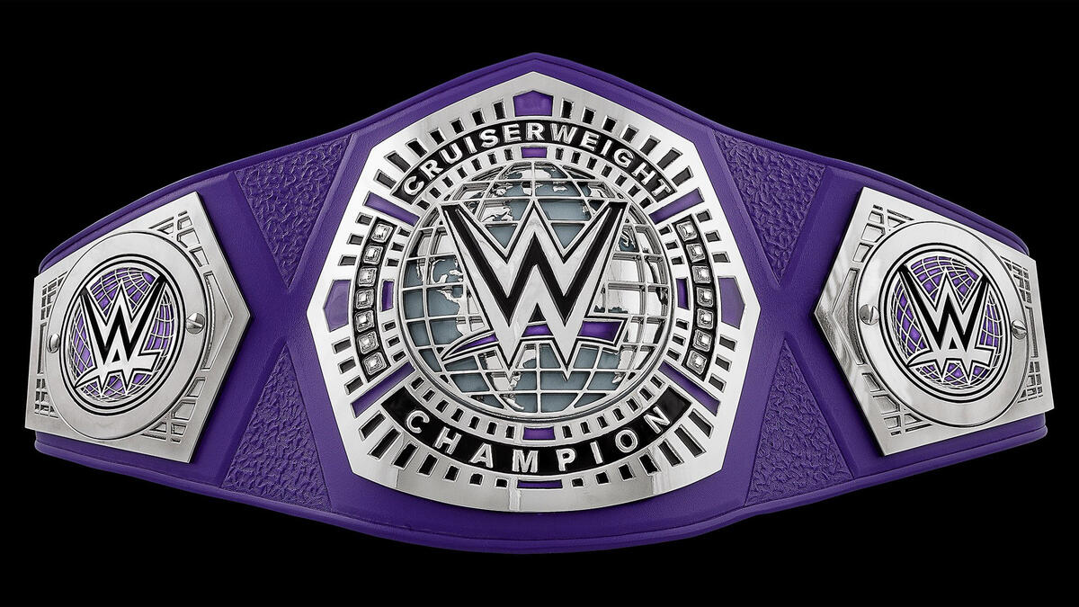 An upclose look at the new WWE Cruiserweight Championship photos WWE