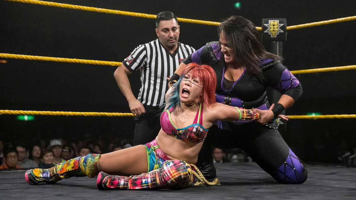 Asuka Def Nia Jax NXT Womens Championship Match WWE