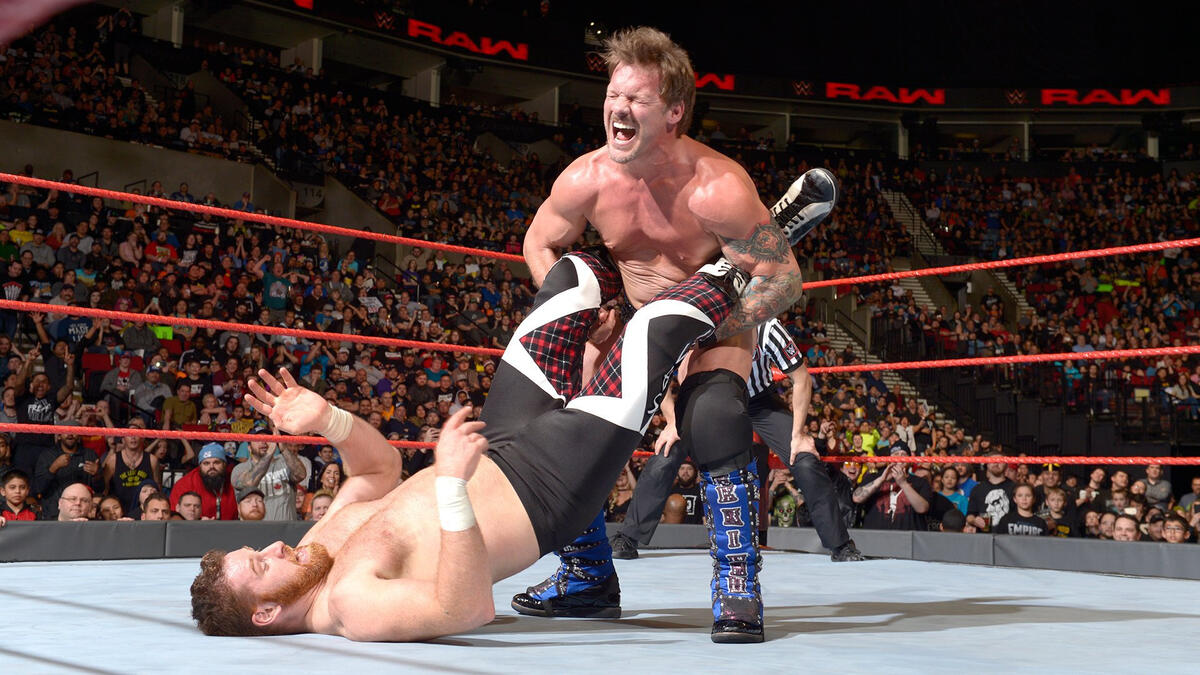 Sami Zayn Vs Chris Jericho – United States Championship Match Photos