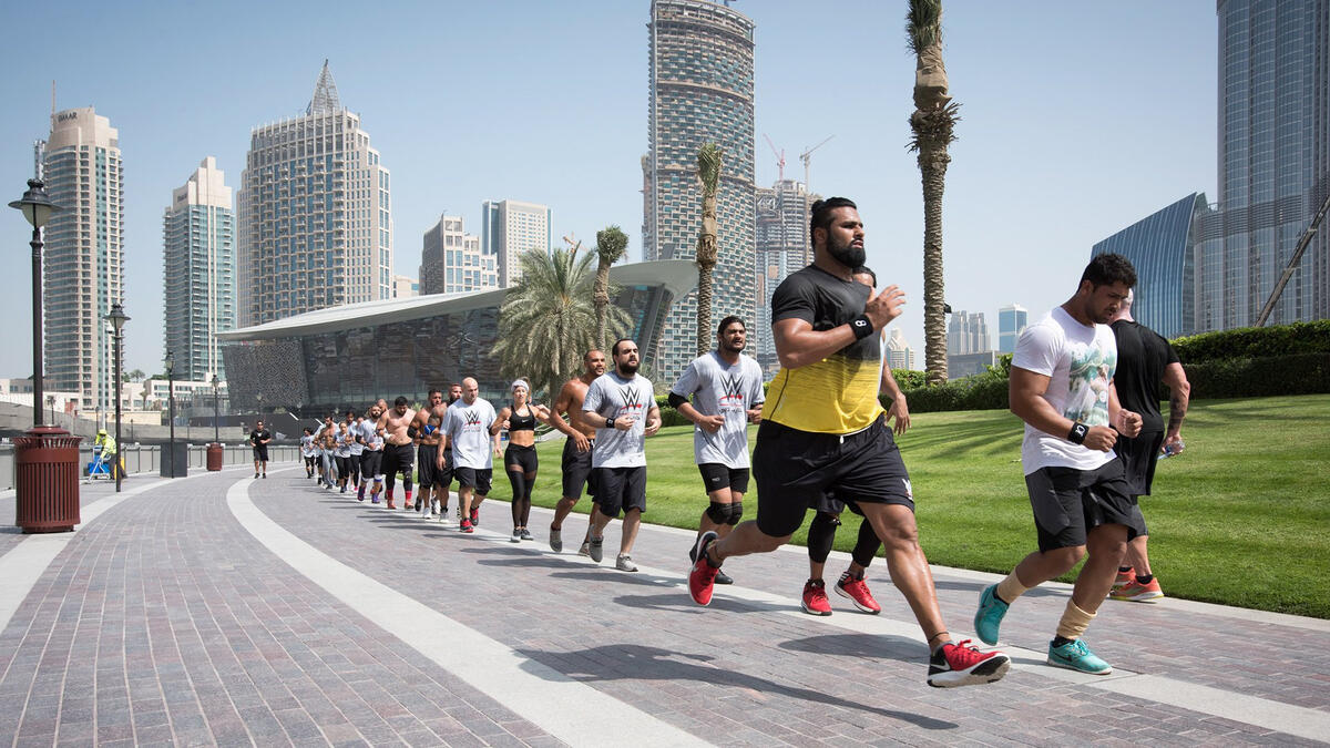 WWE holds a tryout in Dubai, April 2017 Day 3 photos WWE