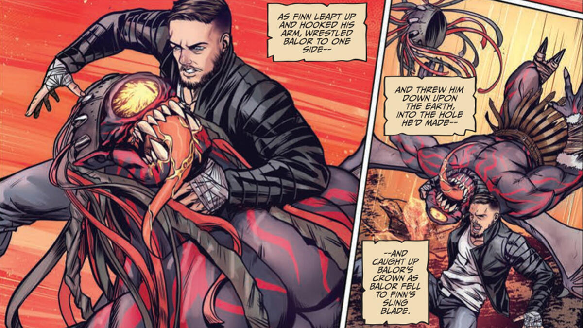 Finn B lor battles The Demon King in new comic WWE