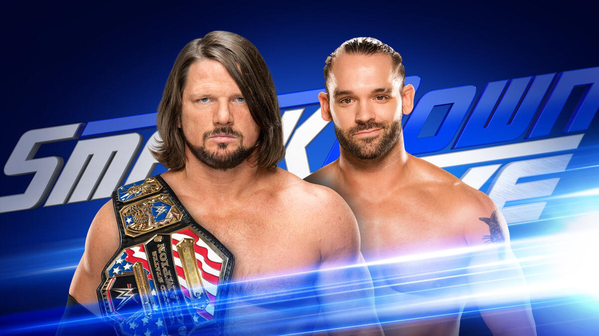 AJ Styles defends the United States Championship against Tye Dillinger ...