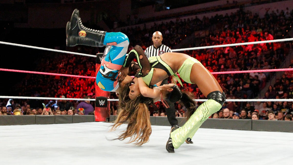 Bayley vs. Sasha Banks vs. Alicia Fox – Triple Threat Match to ...