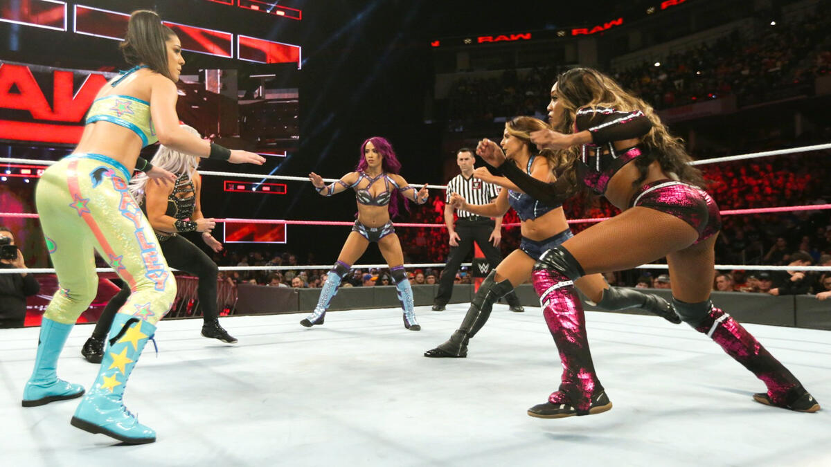 Fatal 5 Way Elimination Match Winner Faces Asuka At Wwe Tlc Photos Wwe