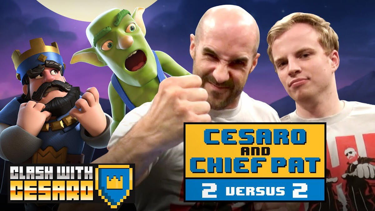 Cesaro joins Chief Pat in “Clash Royale” team-up | WWE