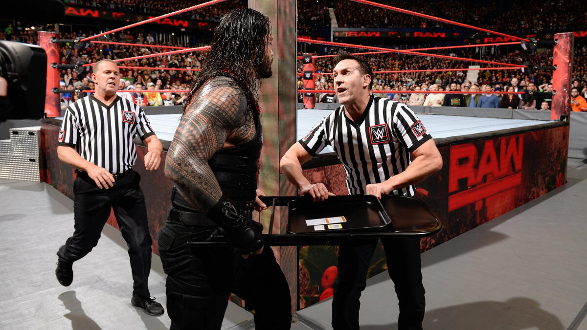 Roman Reigns Vs. Samoa Joe – Intercontinental Championship Match ...