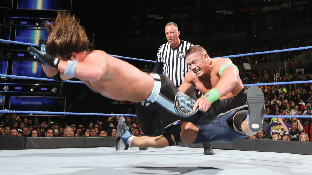 John Cena Vs Aj Styles Photos Wwe 