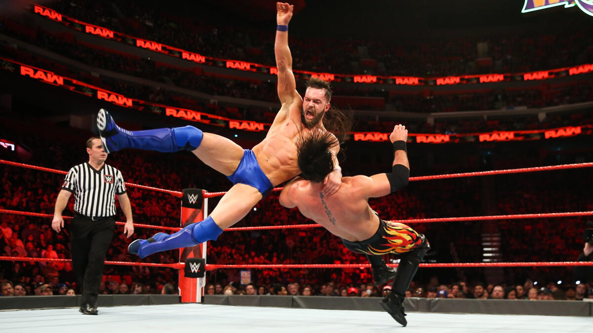 Seth Rollins vs. Finn Bálor photos WWE