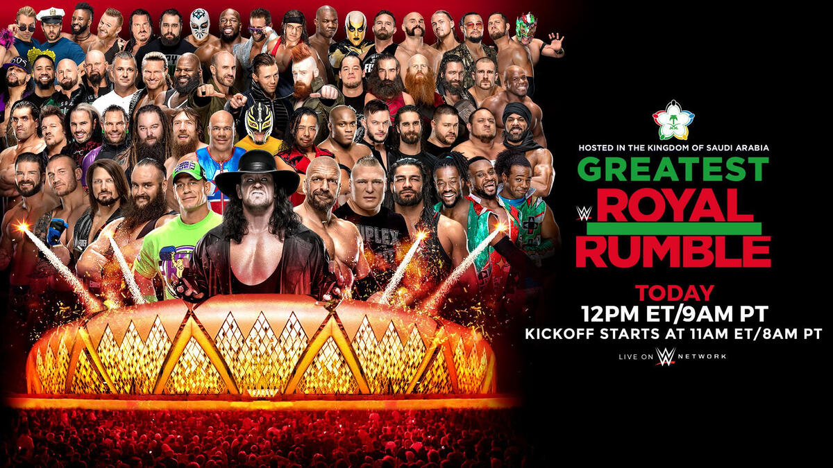 The Greatest Royal Rumble match card, previews, start time and more WWE