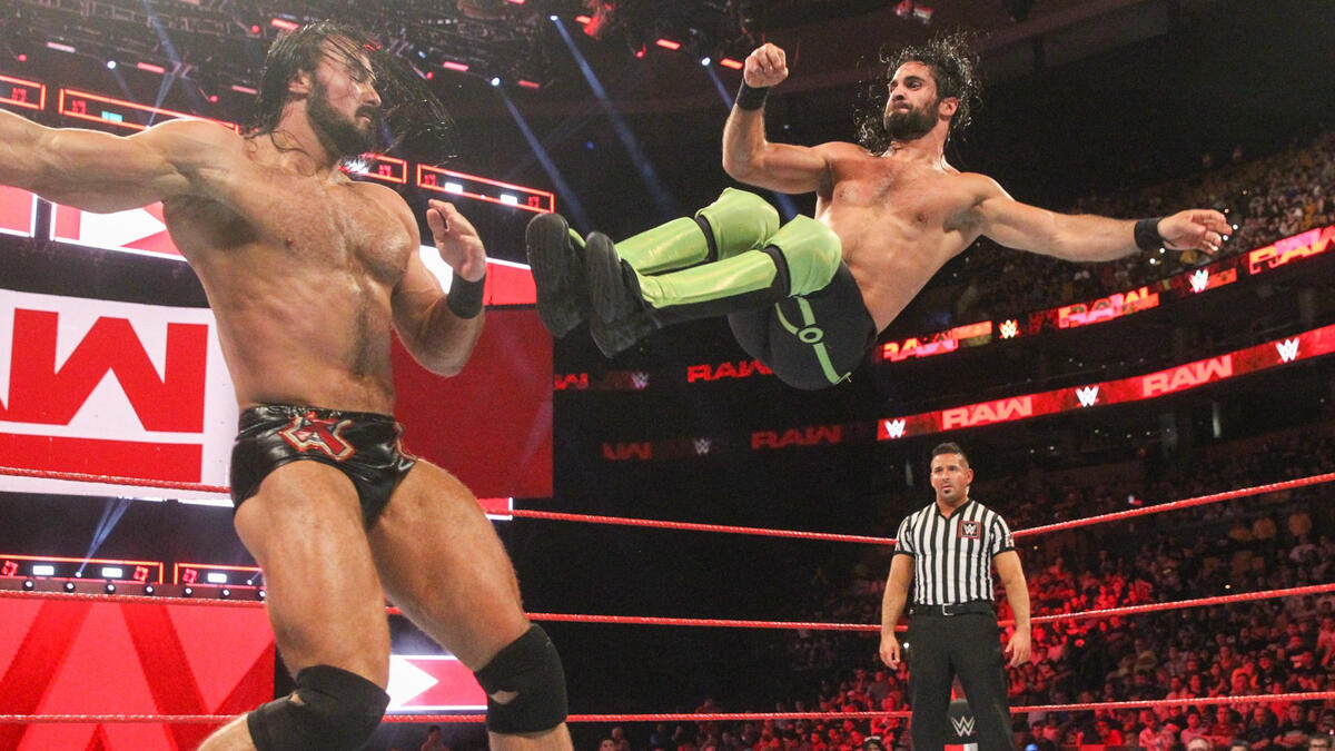 Seth Rollins Vs Drew Mcintyre Photos Wwe 7725