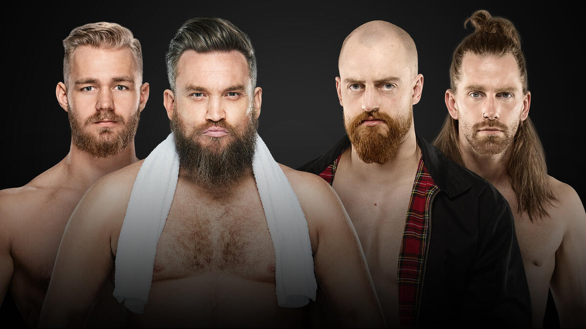 Moustache Mountain vs. Zack Gibson  James Drake  NXT UK Tag Team Championship Match  WWE