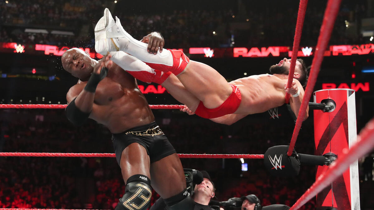 Finn Bálor def. Intercontinental Champion Bobby Lashley and Jinder ...