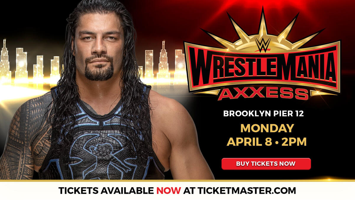 Roman Reigns' Premium VIP autograph signing at WrestleMania 