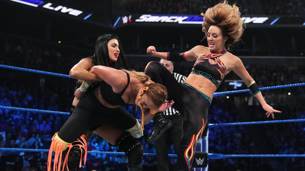 The IIconics Vs The Brooklyn Belles WWE Womens Tag Team