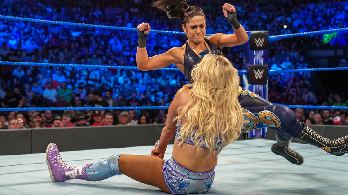 Bayley Vs Charlotte Flair Winner Gets A Future Womens Title Opportunity Photos Wwe