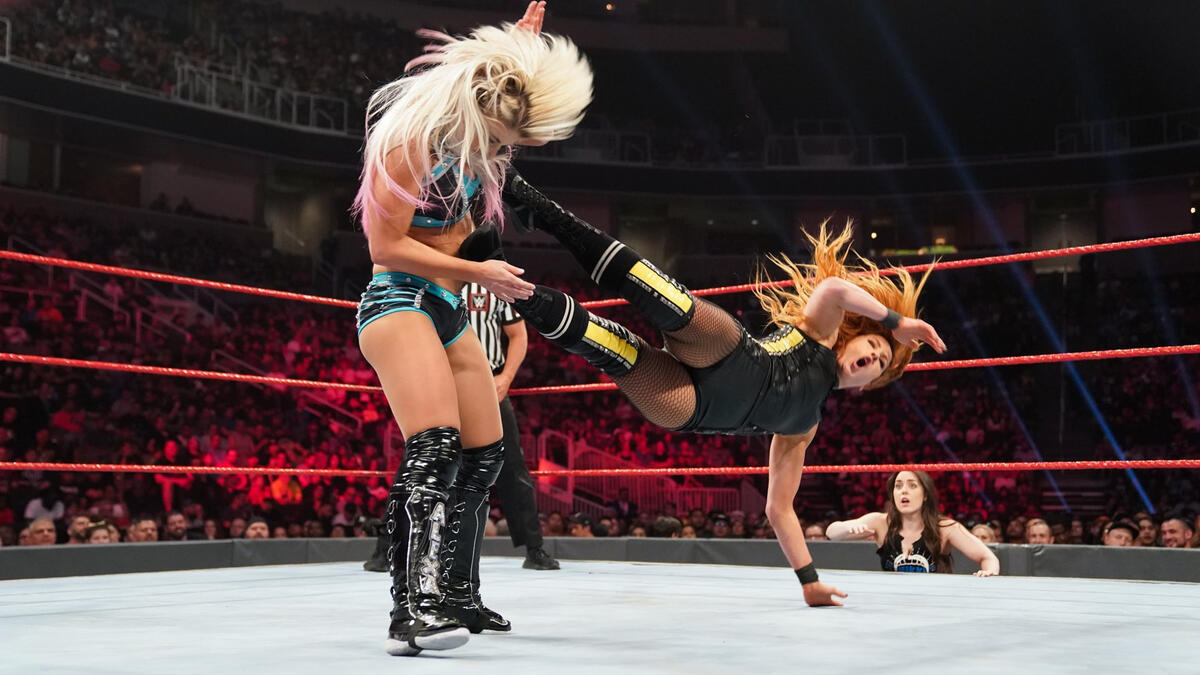 Becky Lynch And Bayley Vs Lacey Evans And Alexa Bliss Photos Wwe