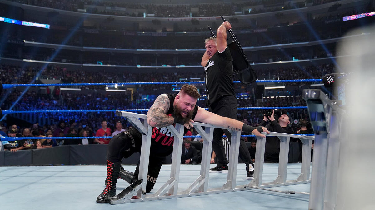 Kevin Owens Vs Shane Mcmahon Ladder Match Photos Wwe