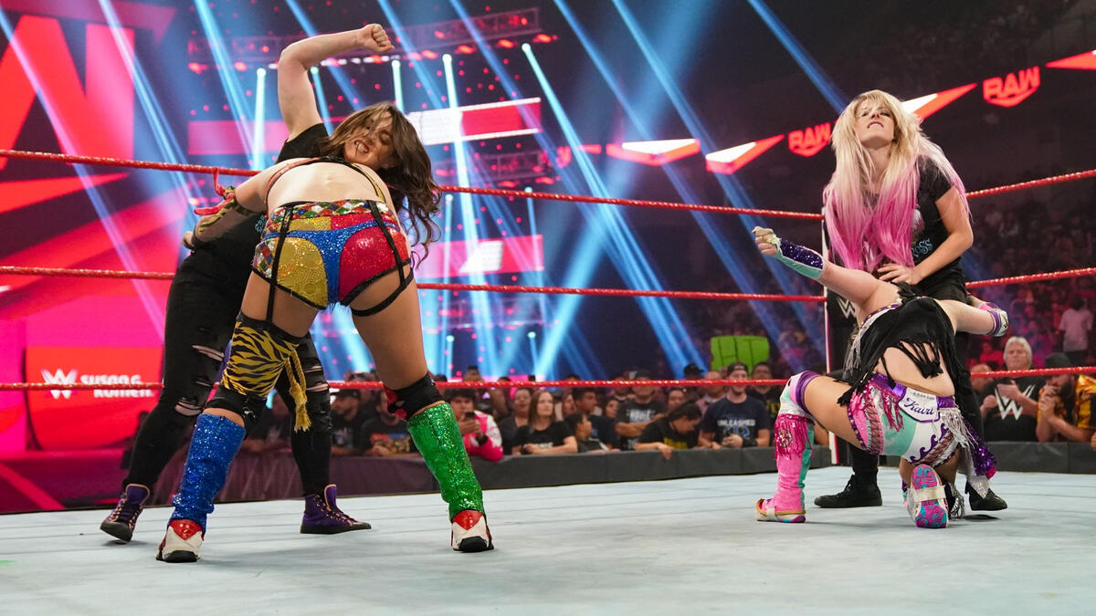 WWE Women’s Tag Team Champions The Kabuki Warriors def. Raw Women’s ...