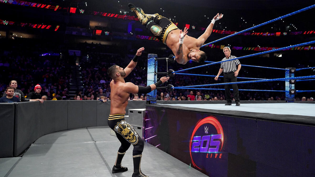 Lio Rush & Raul Mendoza def. Tony Nese & Ariya Daivari | WWE