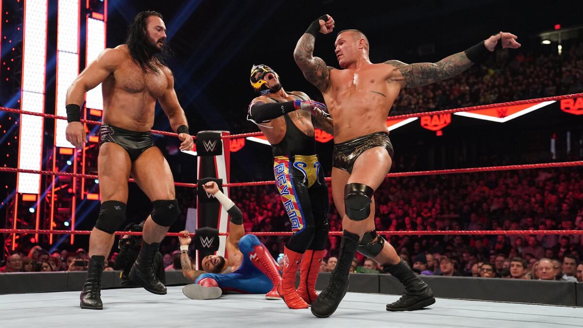 Rey Mysterio vs. Ricochet vs. Randy Orton vs. Drew McIntyre -- Fatal 4 ...