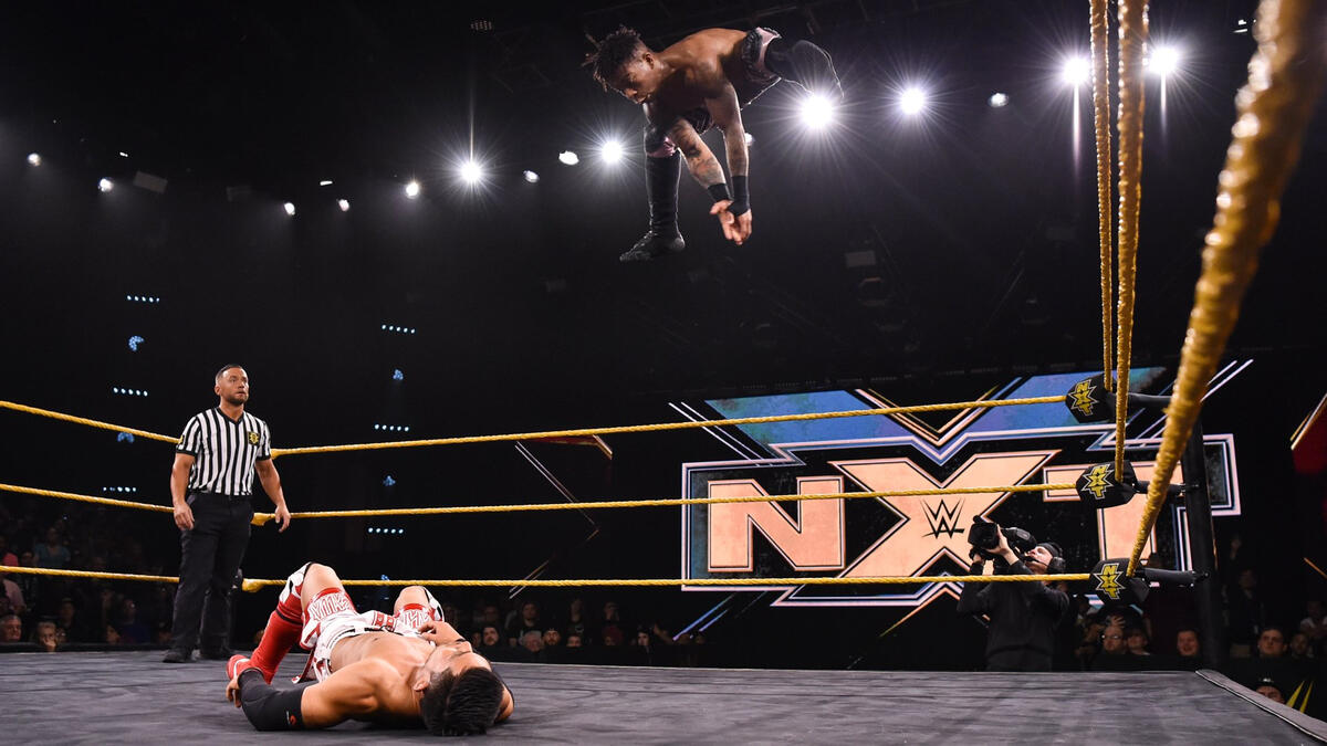 Lio Rush vs. Akira Tozawa – NXT Cruiserweight Championship Match ...