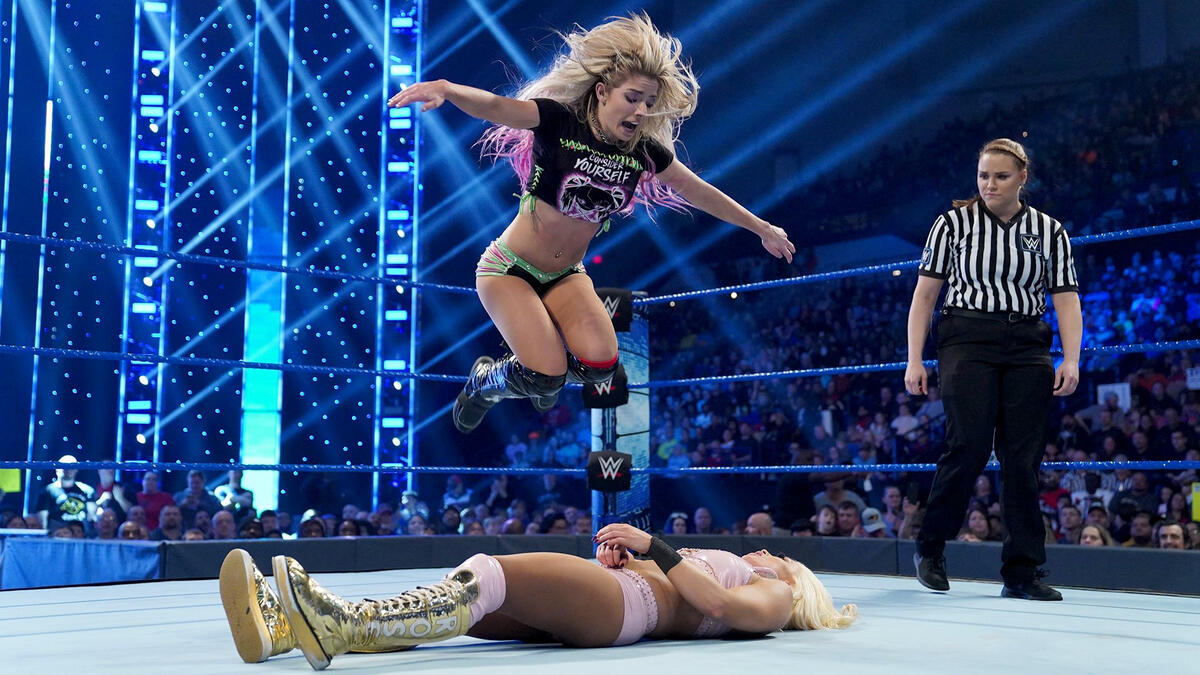 Alexa Bliss Vs Mandy Rose Photos Wwe