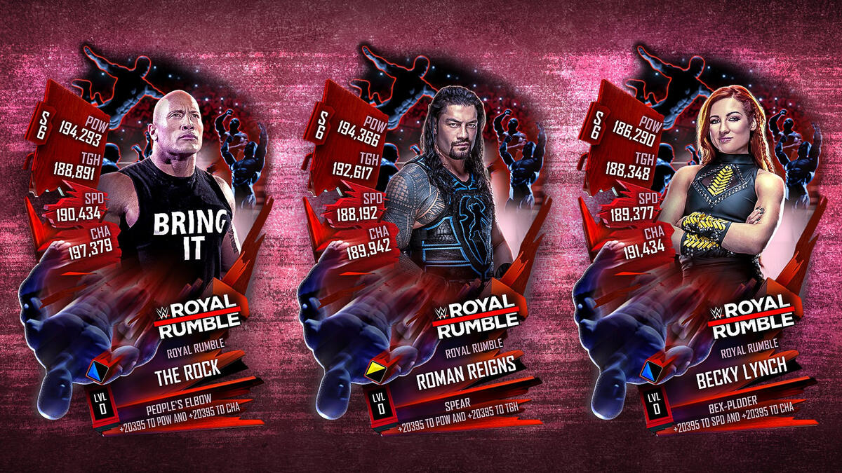 Royal Rumble tier cards come to WWE SuperCard | WWE