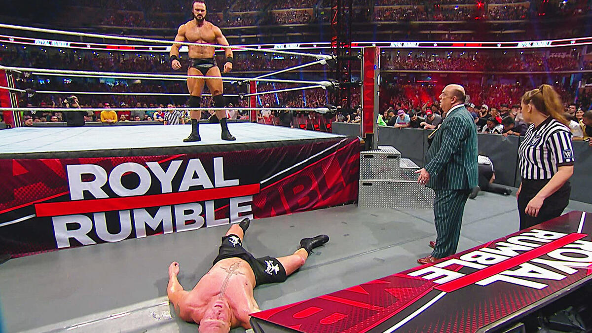 Drew McIntyre won the 30man Royal Rumble Match WWE