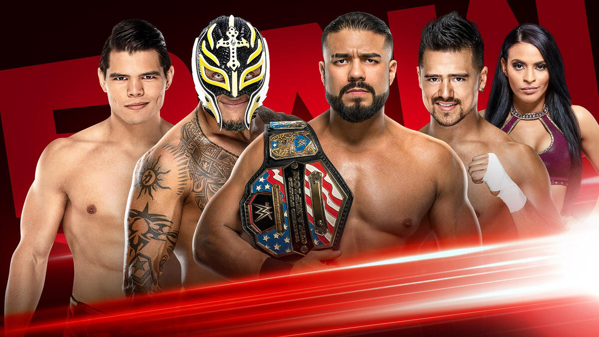 Rey Mysterio Teams With Humberto Carrillo To Face Andrade Angel Garza Wwe