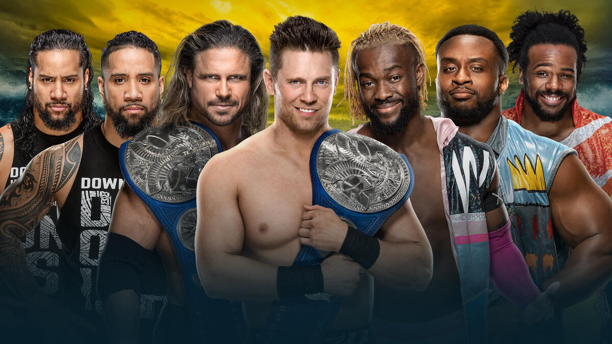 SmackDown Tag Team Champions The Miz & John Morrison vs. The Usos vs ...