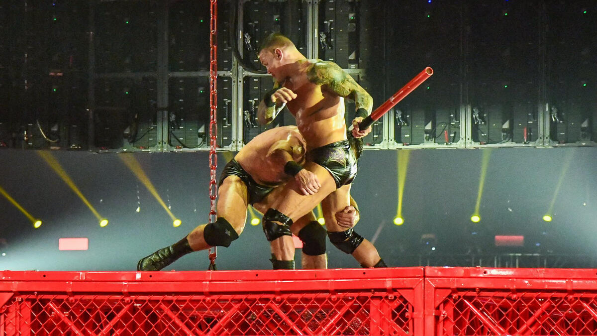 Drew Mcintyre Vs Randy Orton Wwe Title Hell In A Cell Match Photos Wwe