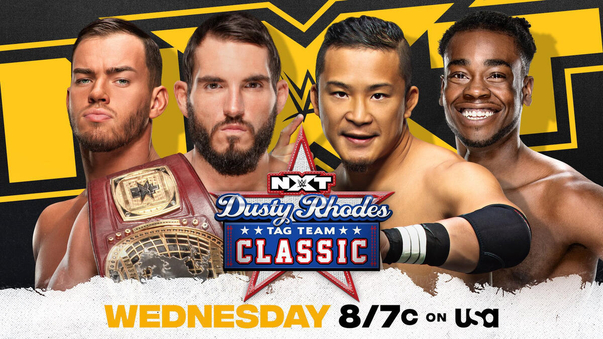 Kushida & Leon Ruff face Johnny Gargano & Austin Theory in Dusty Rhodes ...