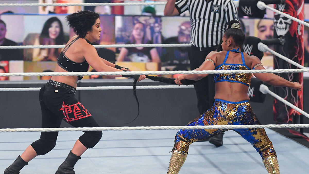 Bianca Belair Vs. Bayley -- SmackDown Women's Championship Match ...