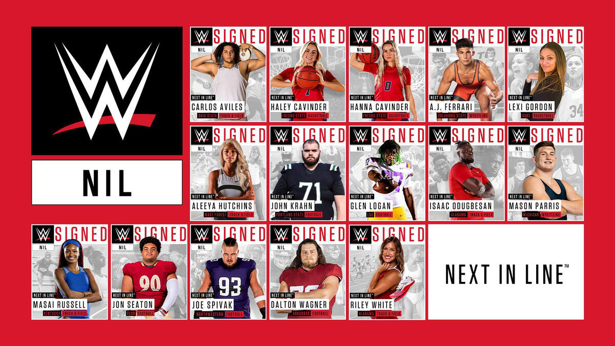 WWE unveils inaugural NIL class WWE