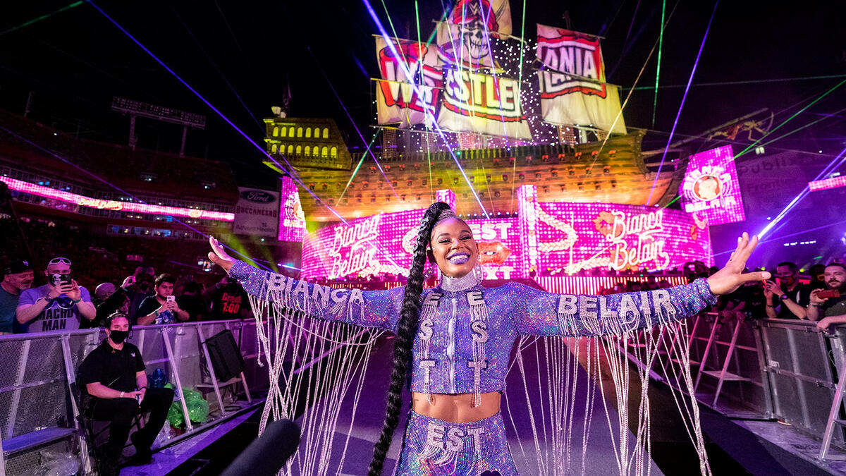 Greatest WrestleMania entrances photos WWE