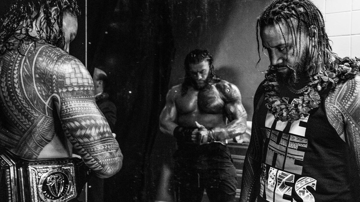 Behind the scenes of Royal Rumble 2023 photos WWE